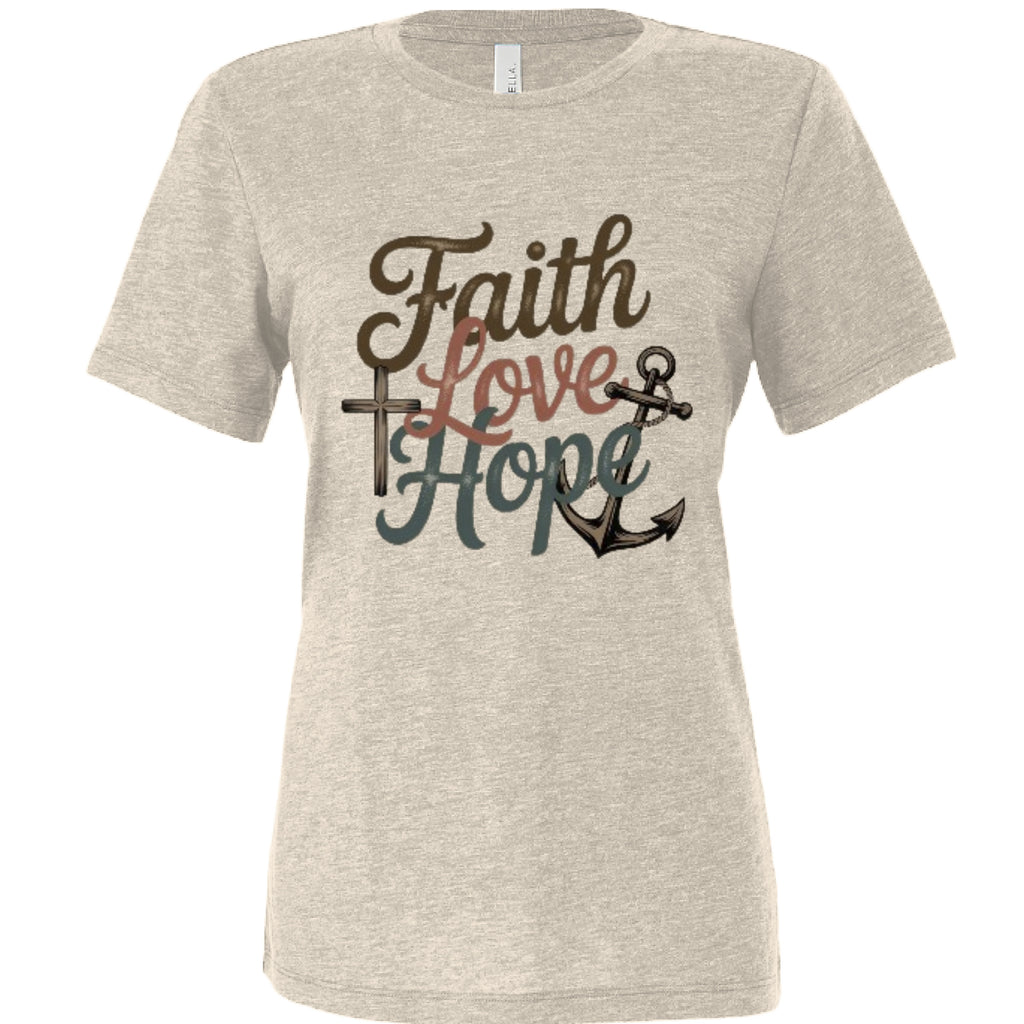 Solid Natural Triblend - FRONT