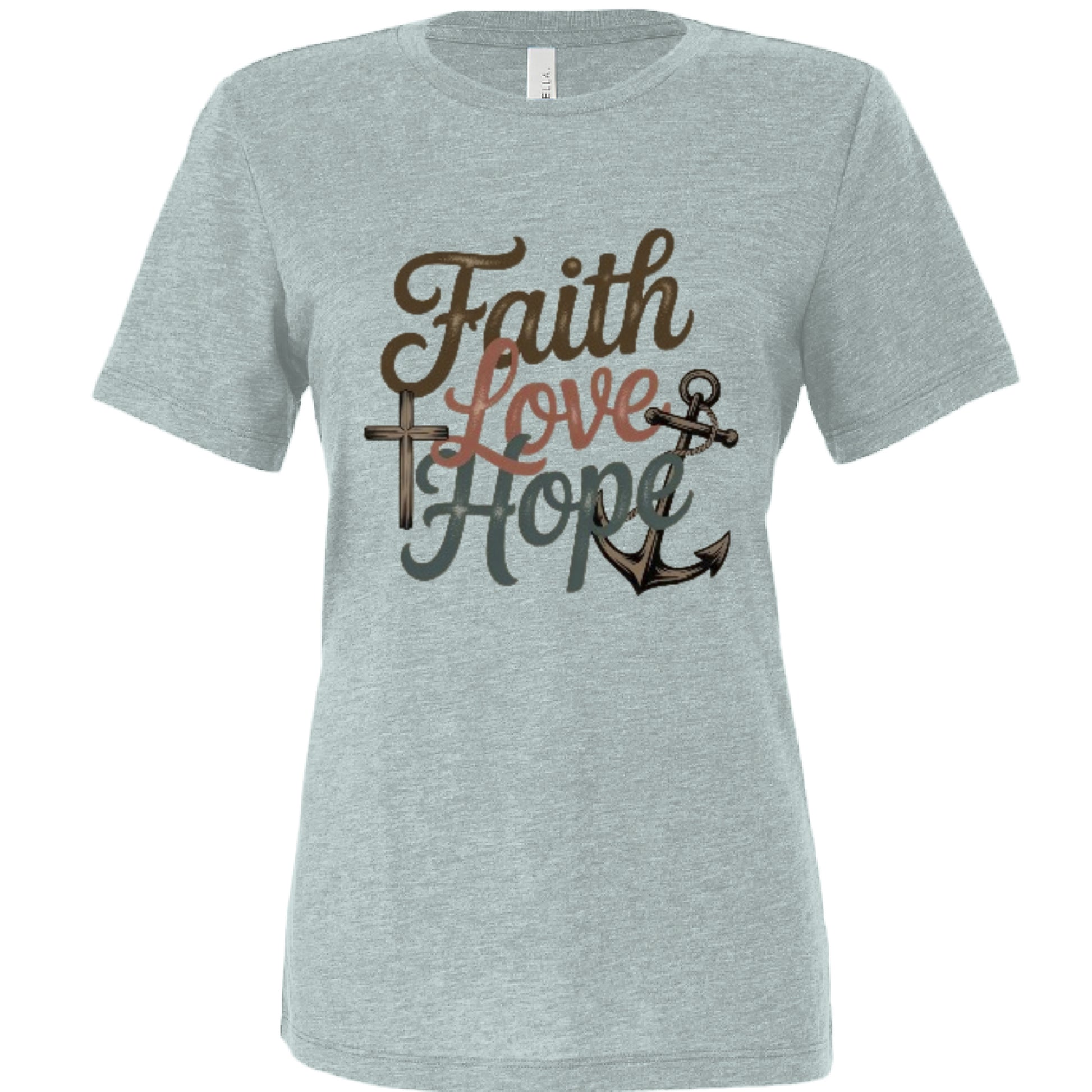 Dusty Blue Triblend - FRONT