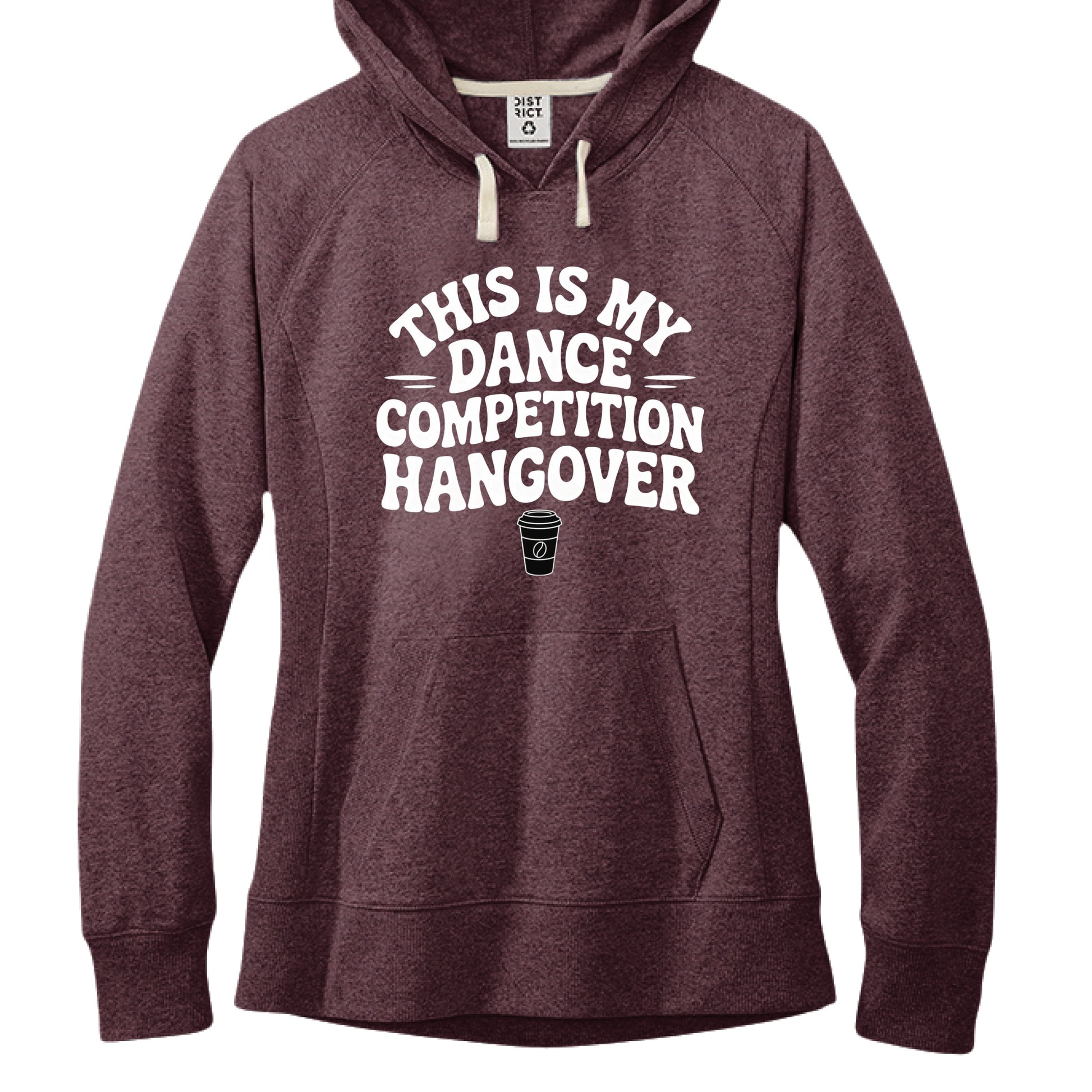 Maroon Heather - FRONT